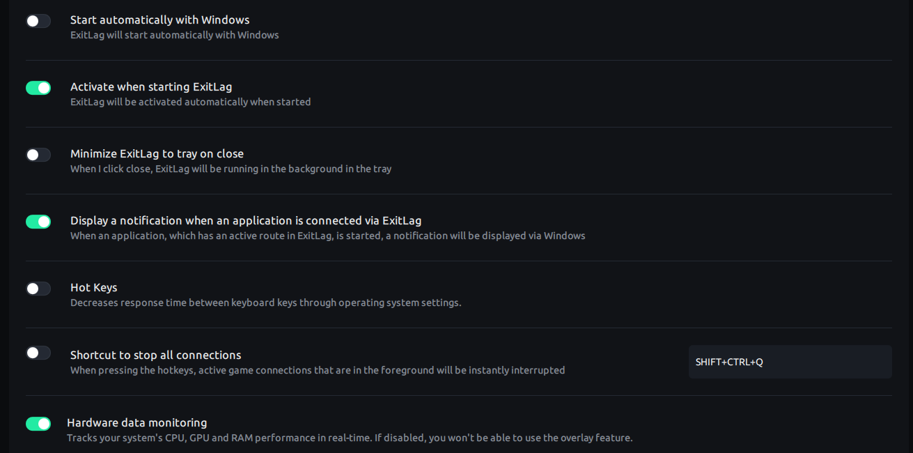 تنظیمات اجرایی و استارت‌آپ اگزیت لگ